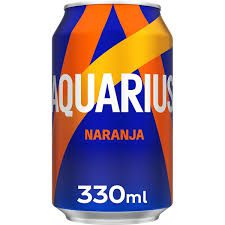 AQUARIUS*NARANJA LATA 33CL X24