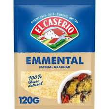 CASERIO*QUESO RALLADO EMMENTAL 120G