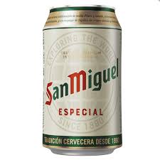 CERVEZA*SAN MIGUEL  LATA 0 33X28