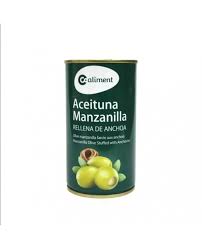 COALIMENT*ACEITUNAS MANZANILLA RELLENAS 150G