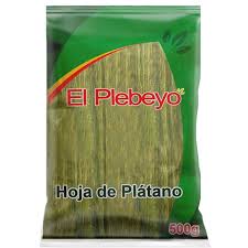 EL PLEBEYO*HOJAS PLATANO 500GX12