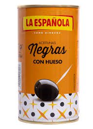 LA ESPAÑOLA*ACEITUNAS NEGRAS CON HUESO 185G