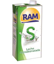 LECHE*RAM SEMIDESNATADA BRIK 1L