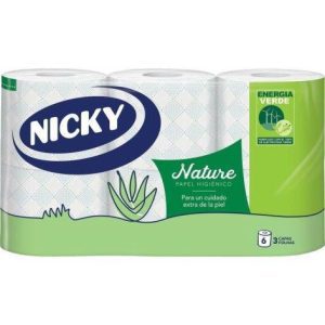 NICKY *papel higieni aloe vera 3ca 6r 419771 
