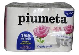 PIUMETA*PAPEL HIGIENICO MICRO P-12 UNIDS 156M