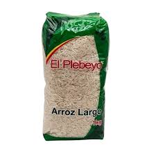PLEBEYO*ARROZ LARGO 1KGX12