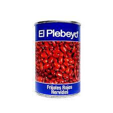 PLEBEYO*FRIJOL ROJO LATA 425ML 