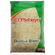 PLEBEYO*QUINUA BLANCA 500GX24UN