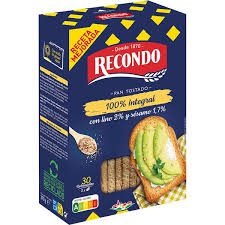 RECONDO*PAN TOSTADO INTEGRAL 30REBX12