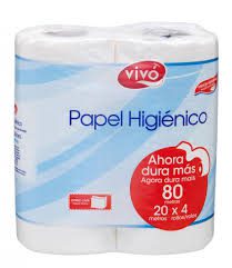 VIVO*HIIENICO DE 4 ROLLO