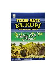 YERBAMATE*KURUPI CEDRON KAPI Y MENTA 