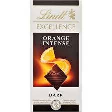 CHOCOLATE*LINDT NOIR EXCELL NARANJA 100G