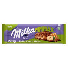 CHOCOLATE*MILKA CHOCO NUTTY 270G
