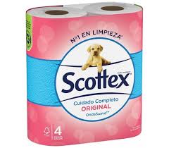 HIGIENICO*SCOTTEX 4 ROLLOS