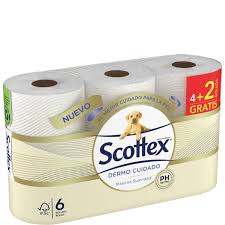 SCOTTEX*HIGIENICO DERMO CUIDADO P4 2