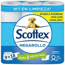SCOTTEX*HIGIENICO MEGARROLLO 9 UN