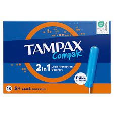 TAMPAX*TAMPON COMPAK SUPERPLUS 18UN