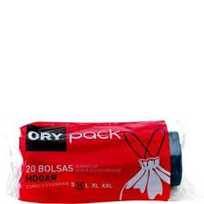 BOLSAS*BASURA ORY AUTOCIERRE 20 RO